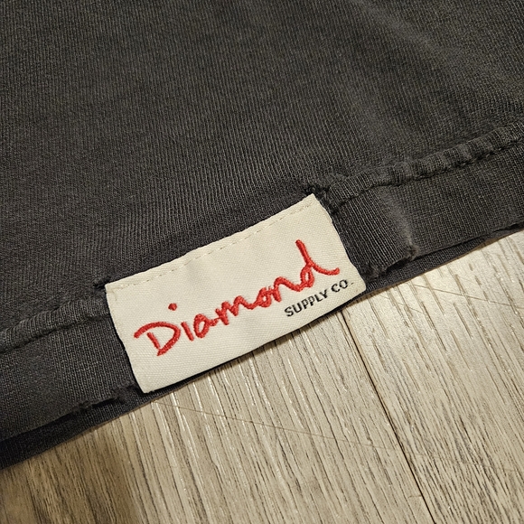 Y2k Diamond Supply Co. Distressed Black Graphic T-Shirt Men's Size Medium - Picture 5 of 14